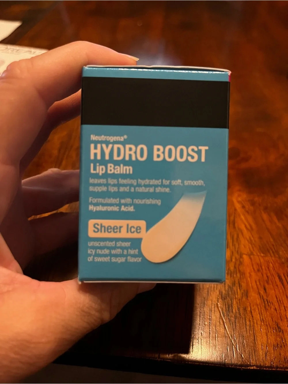 Neutrogena Hydro Boost hyalironic Lip Balm - Sheer Ice, Blue Packaging